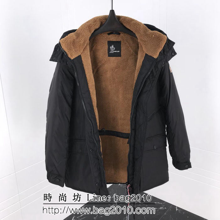 MONCLER蒙口 2018最頂級 中長款 男款羊羔毛領 超保暖防水 冬季羽絨服外套 ydi1904